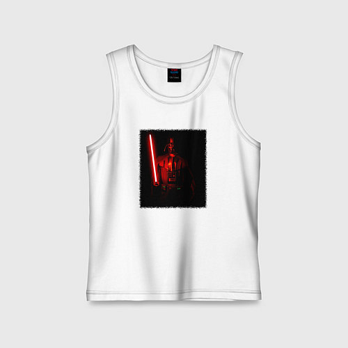 Детская майка Вейдер с мечом во тьме / Белый – фото 1