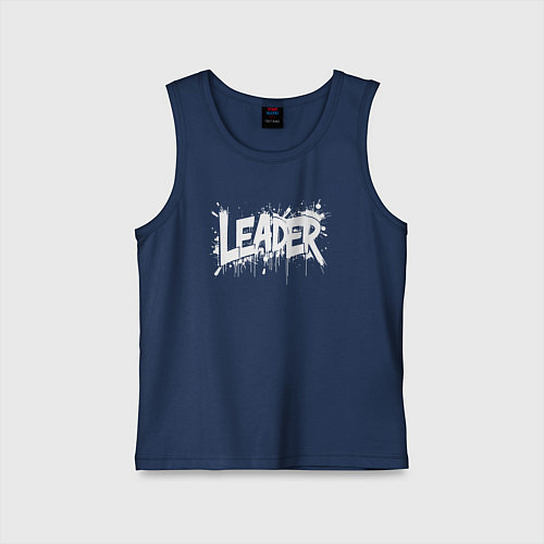 Детская майка Лидерский взрыв / Тёмно-синий – фото 1