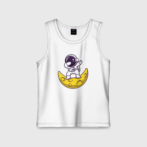 Детская майка Space dab / Белый – фото 1