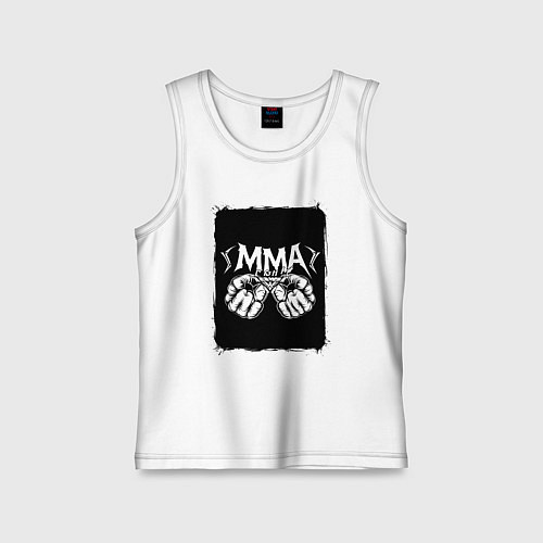 Детская майка Сила кулаков ММА / Белый – фото 1