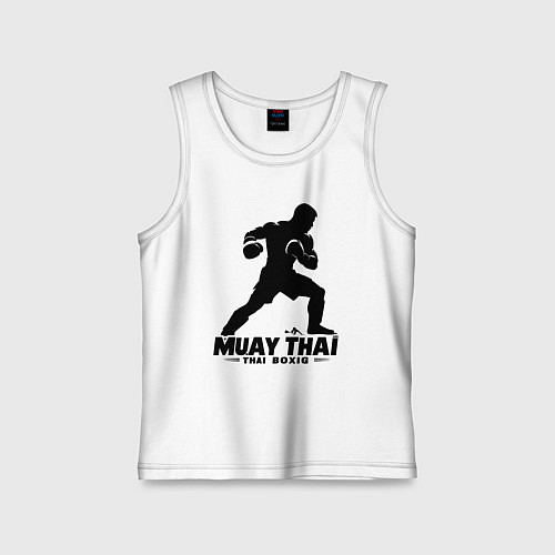 Детская майка Муай Тай сила и мощь тайского бокса / Белый – фото 1