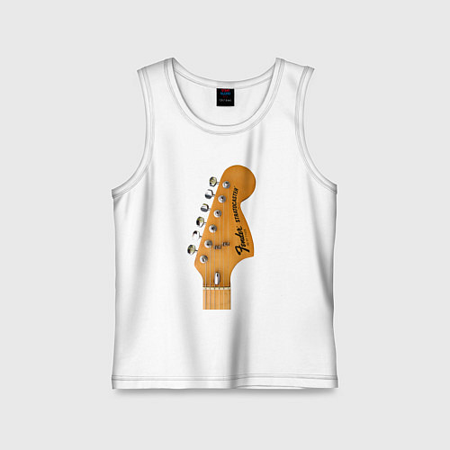 Детская майка Guitar Fender Stratocaster / Белый – фото 1