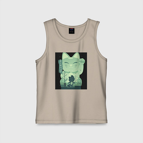 Детская майка Neko Turbo Granny Dandadan / Миндальный – фото 1