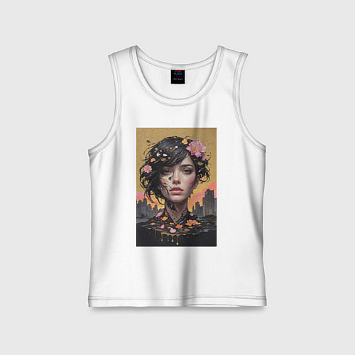 Детская майка Городская муза / Белый – фото 1