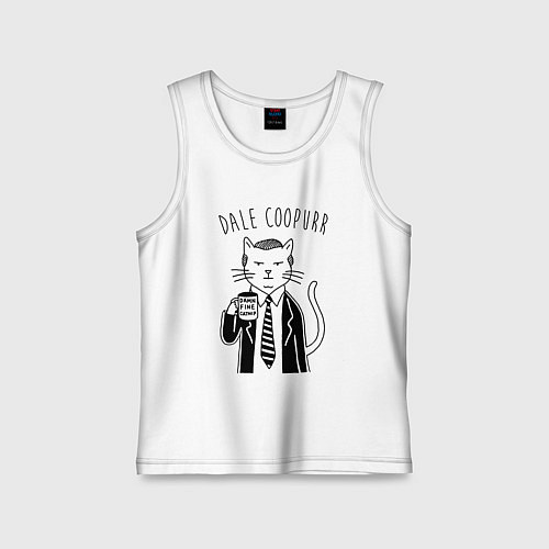 Детская майка Dale Coopurr / Белый – фото 1
