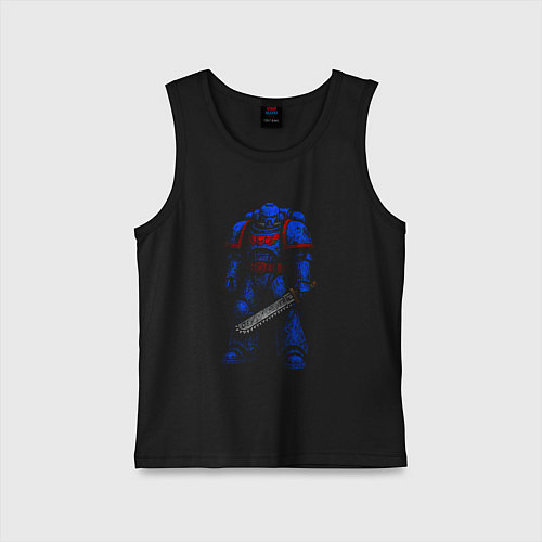 Детская майка Космодесантник Space Marine / Черный – фото 1