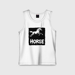 Детская майка Лошадь в прыжке