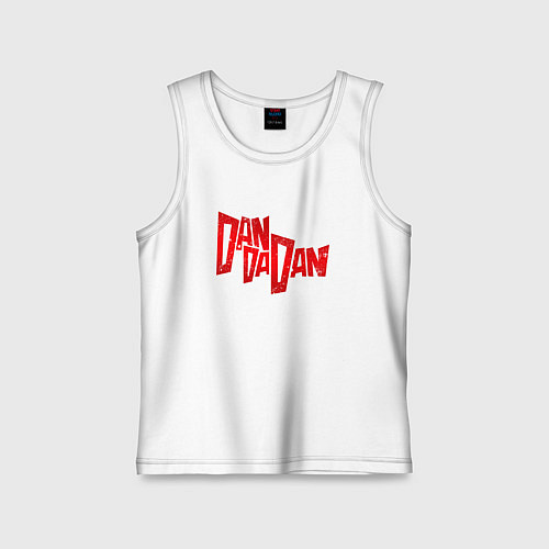 Детская майка Dandadan - logotype / Белый – фото 1