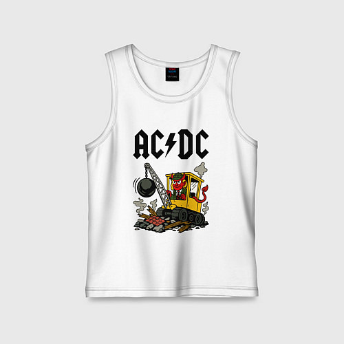Детская майка ACDC Ballbreaker World Tour / Белый – фото 1