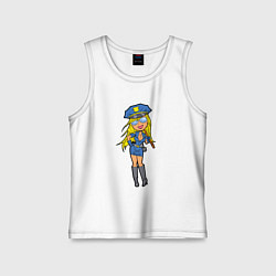 Детская майка Cop girl