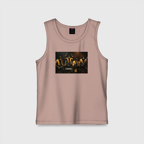 Детская майка Sorpions Mortal Kombat / Пыльно-розовый – фото 1