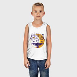 Майка детская хлопок Полёт в Невермор, цвет: белый — фото 2