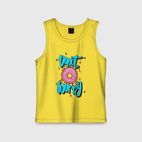 Детская майка Пончик / Желтый – фото 1