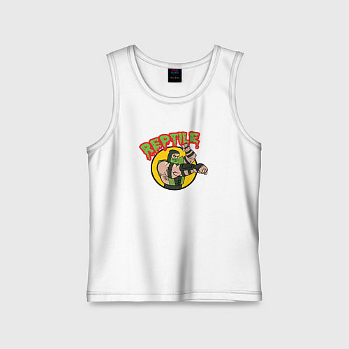 Детская майка Reptile / Белый – фото 1