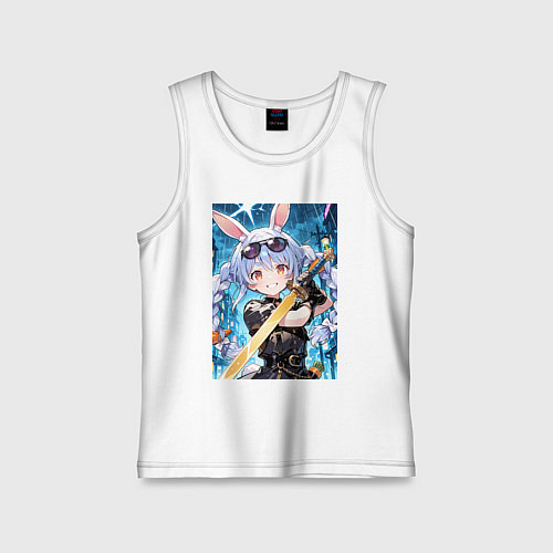 Детская майка Сражение боевой крольчихи / Белый – фото 1