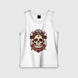 Детская майка Череп