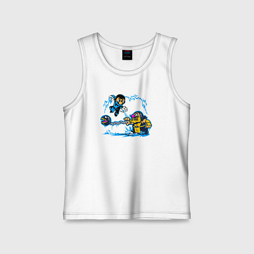 Детская майка Скорпион против Саб-зиро / Белый – фото 1