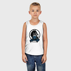 Майка детская хлопок Sub-zero fight, цвет: белый — фото 2