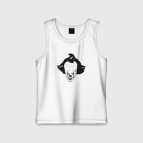 Детская майка Лицо Пеннивайза / Белый – фото 1