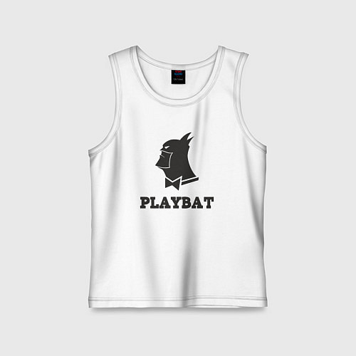 Детская майка Playbat / Белый – фото 1