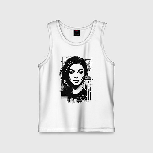 Детская майка Саша Грей в урбан стиле / Белый – фото 1