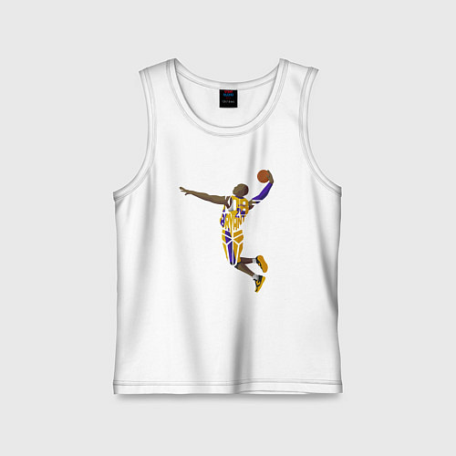 Детская майка Kobe Bryant dunker / Белый – фото 1
