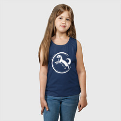 Майка детская хлопок Геральдическая куница Уфа, цвет: тёмно-синий — фото 2