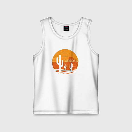 Детская майка Аризона / Белый – фото 1