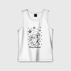 Детская майка Новый год - гном