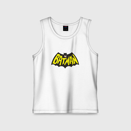 Детская майка Batman old classic / Белый – фото 1