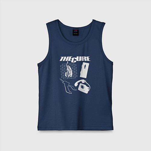 Детская майка The Cure group / Тёмно-синий – фото 1