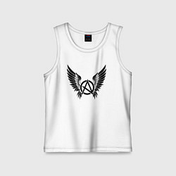 Детская майка Крылатая буква а