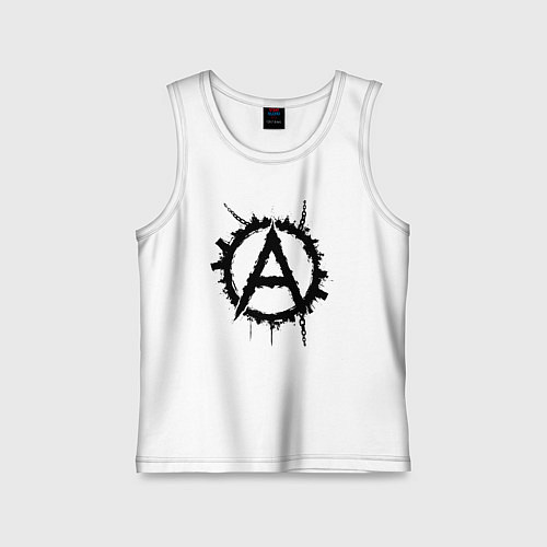 Детская майка А в цепях / Белый – фото 1