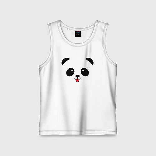 Детская майка Весёлая панда / Белый – фото 1