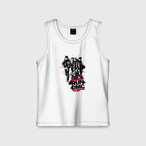 Детская майка Run - DMC / Белый – фото 1