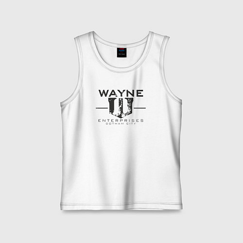Детская майка Wayne enterprices / Белый – фото 1