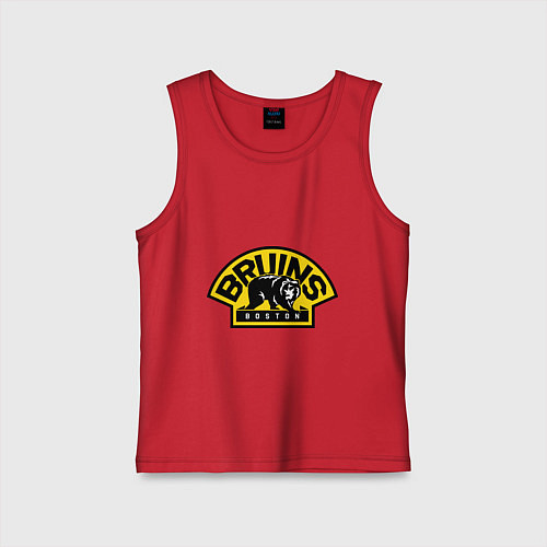Детская майка HC Boston Bruins Label / Красный – фото 1