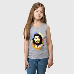 Майка детская хлопок Che Guevara Art, цвет: меланж — фото 2