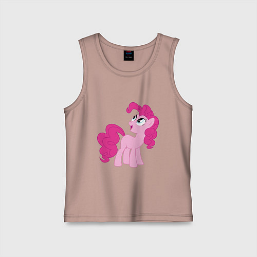 Детская майка Пони Пинки Пай / Пыльно-розовый – фото 1