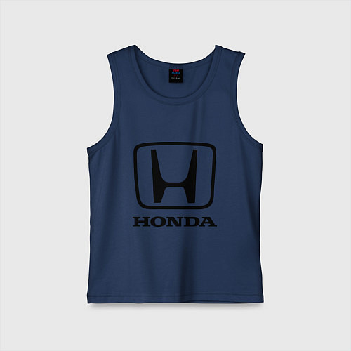 Детская майка Honda logo / Тёмно-синий – фото 1