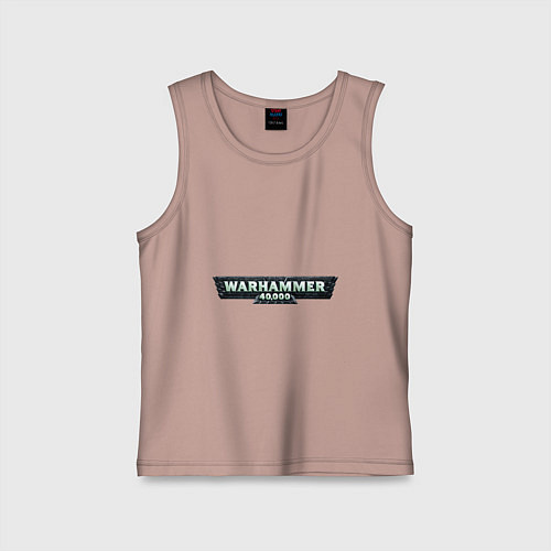 Детская майка Warhammer 40 000 / Пыльно-розовый – фото 1