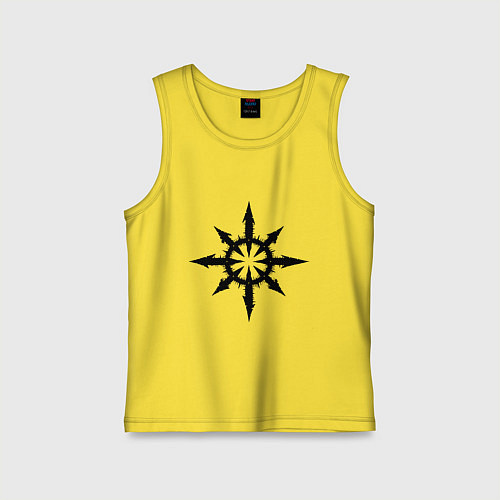 Детская майка Герб Демонов / Желтый – фото 1