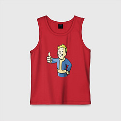 Детская майка Fallout vault boy