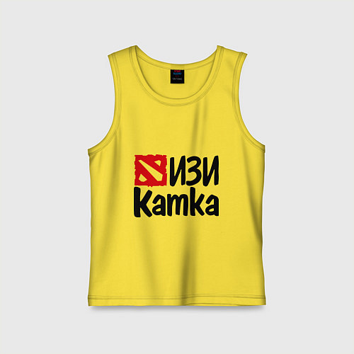 Детская майка Изи катка / Желтый – фото 1