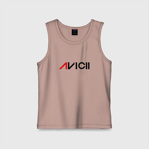 Детская майка Avicii / Пыльно-розовый – фото 1