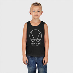 Майка детская хлопок OWSLA, цвет: черный — фото 2