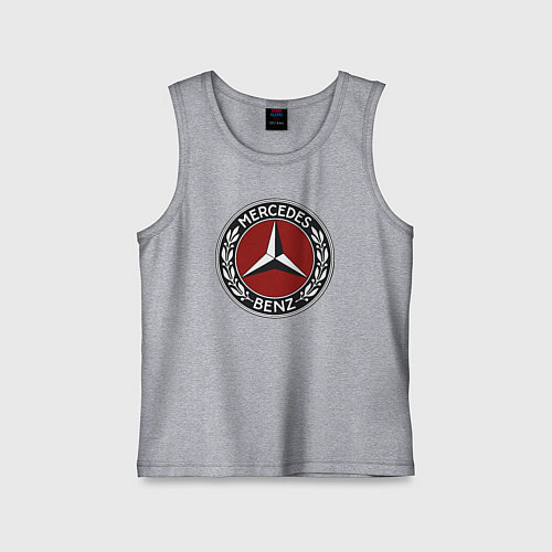 Детская майка Mercedes-Benz / Меланж – фото 1