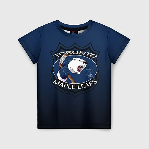 Детская футболка Toronto Maple Leafs / 3D-принт – фото 1