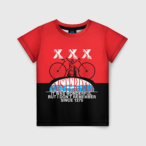 Детская футболка Amsterdam t-shirt / 3D-принт – фото 1