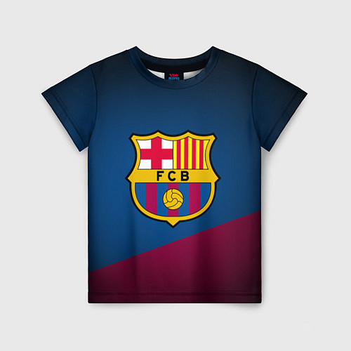 Детская футболка FCB Barcelona / 3D-принт – фото 1
